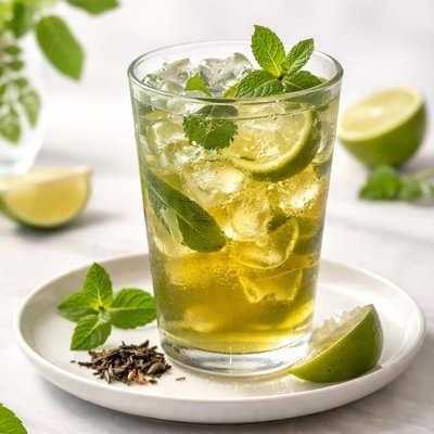 Iced green tea
