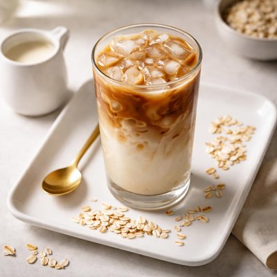 Iced latte oatmilk