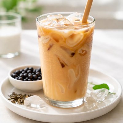 Iced milk tea