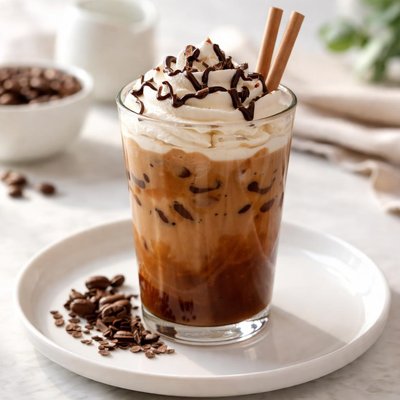Iced mocha latte
