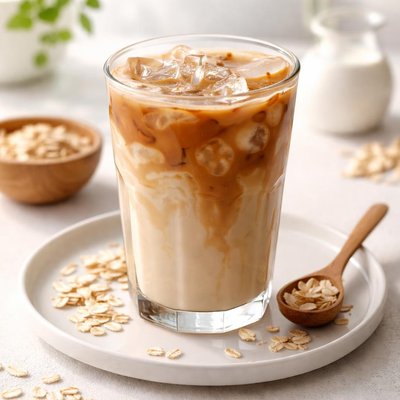 Iced oat latte