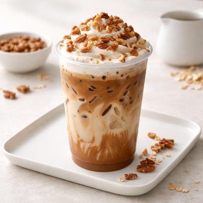 Iced pecan crunch oatmilk venti