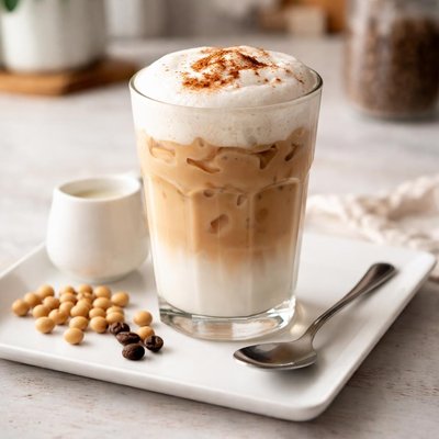 Iced soja cappuccino