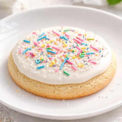 Iced sugar cookie