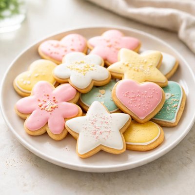 Iced sugar cookies