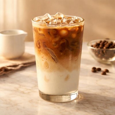 Iced triple shot latte