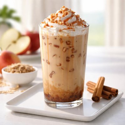 Iced venti non dairy apple crisp chai