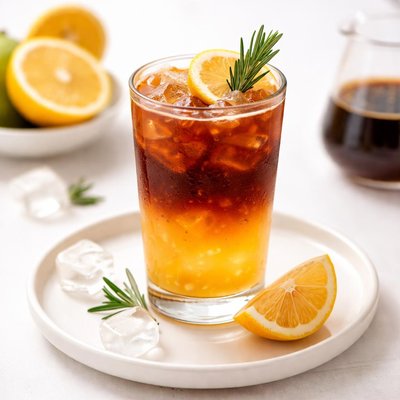 Iced yuzu americano