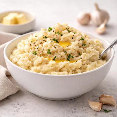 Idahoan roasted garlic mashed potatoes