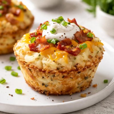 Idaoh loaded mashed potato cup