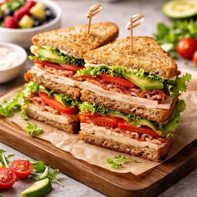 Ihealthy club sandwich