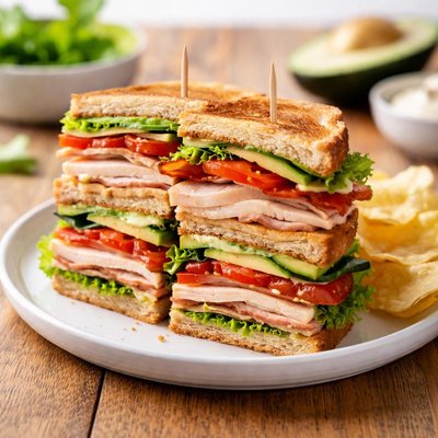 Ihelathy club sandwich
