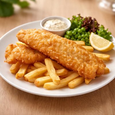 Ikea haddock and chips