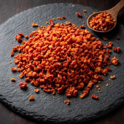Imitation bacon bits