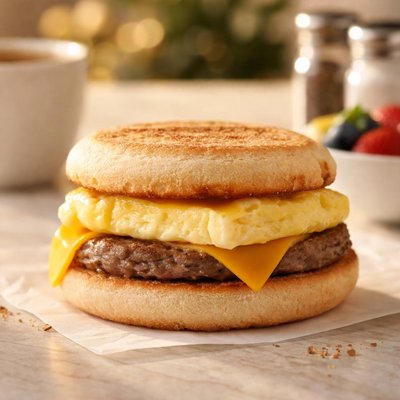 Impossible breakfast sandwhich starbucks