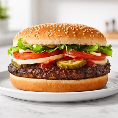 Impossible whopper burger no cheese