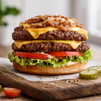 In and out double double no bun