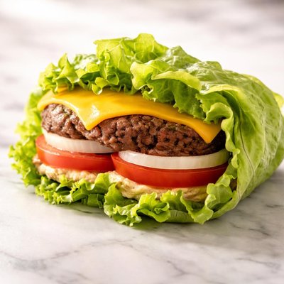 In and outprotein style cheesebirger