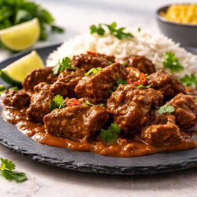 Indian curry beef