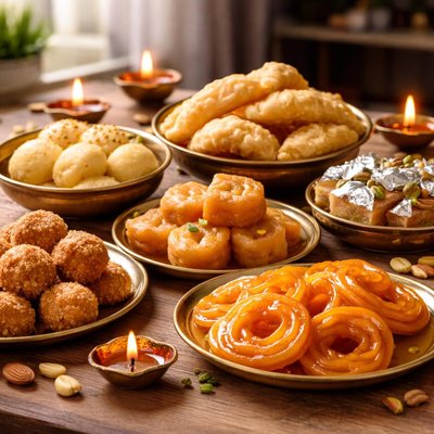 Indian diwali treats