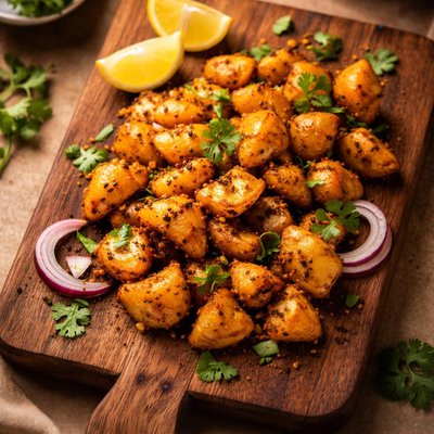 Indian style fried potato