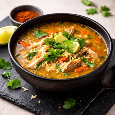 Indicka kureci polevka