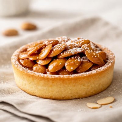 Individual almond tarte