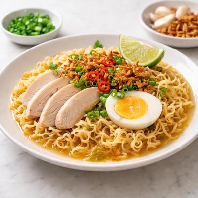 Indomie ayam bawang