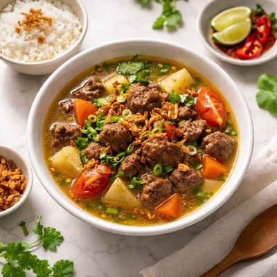 Indonesian beef soup