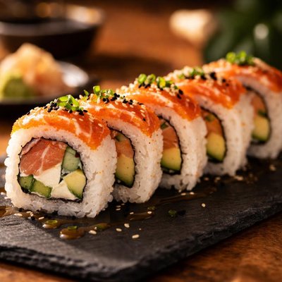 Inside out sushi