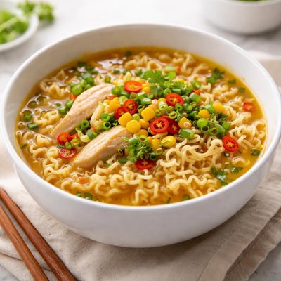 Instant noodle soup