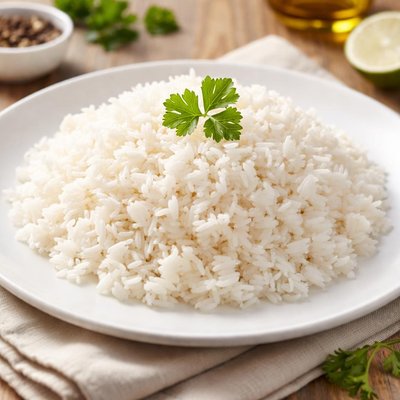 Instant white rice