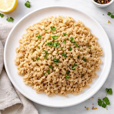 Instant whole grain brown rice