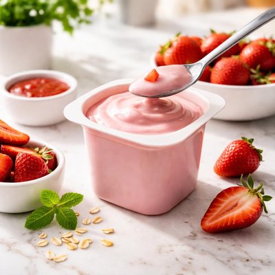 Iogurte morango light