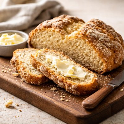 Irish sodabread with butter