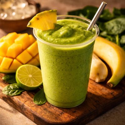 Island green tropical smothiee