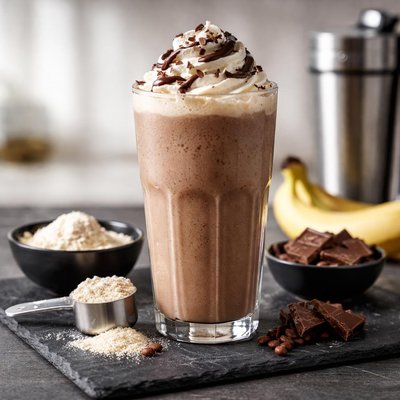 Isole whey protein shake