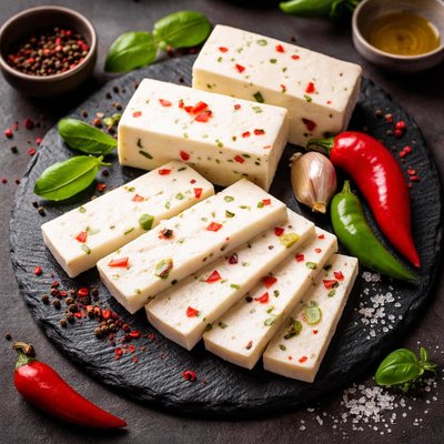 Istamboli cheese with pepper