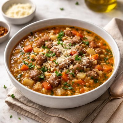 Italian barley soup