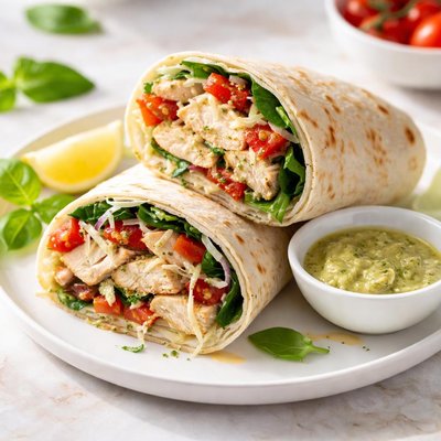 Italian chicken wrap