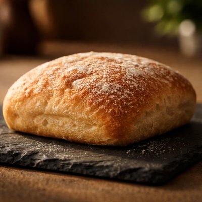 Italian ciabatta bun