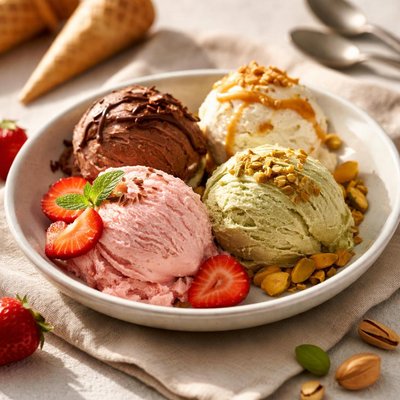 Italian gelato ice cream