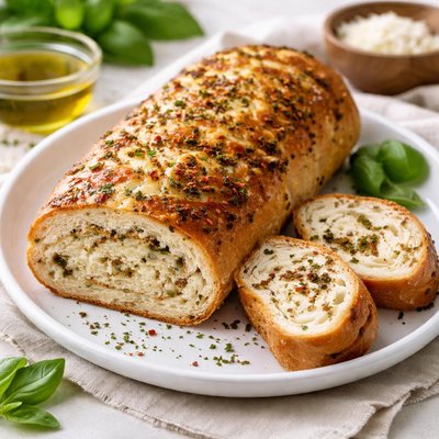 Italian herb and cheese bread