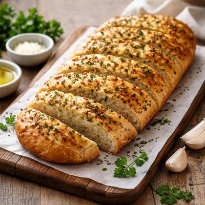 Italian herb cheese bread