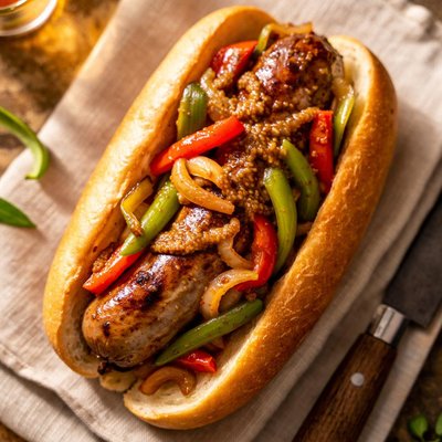 Italian sausage brat