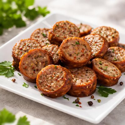 Italian sausage slices