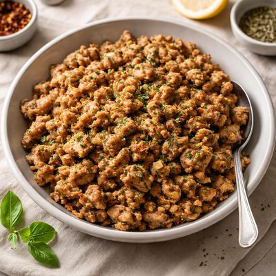 Italian seasoned ground turkey