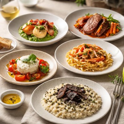 Italian tasting menu