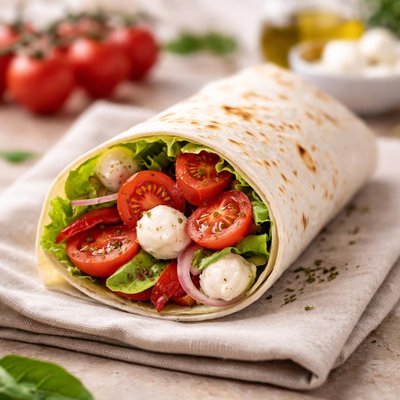Italian tomato wrap