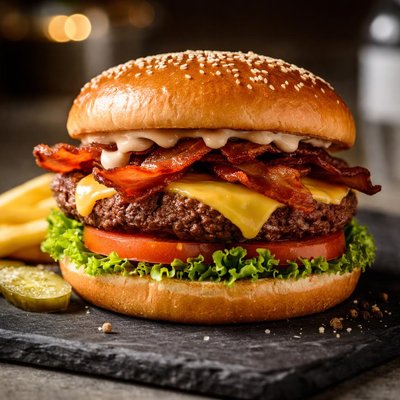 Jack n the box bacon burger